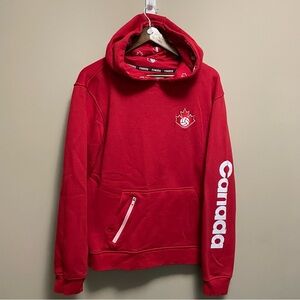 Volleyball Canada Red & White Hoodie Men Women Large